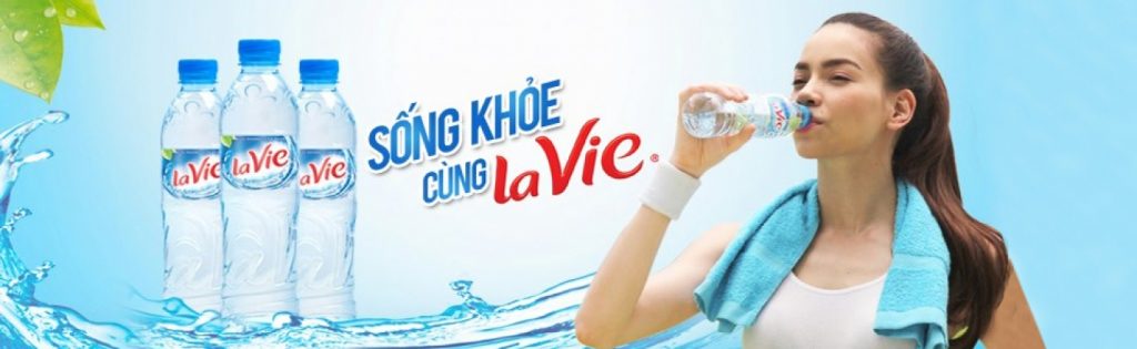 Nước uống tinh khiết Lavie an toàn sử dụng