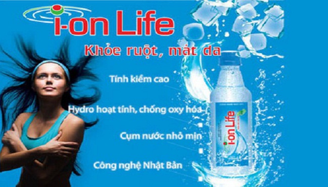 Nước uống Ion life tốt cho sức khỏe con người tiêu dùng