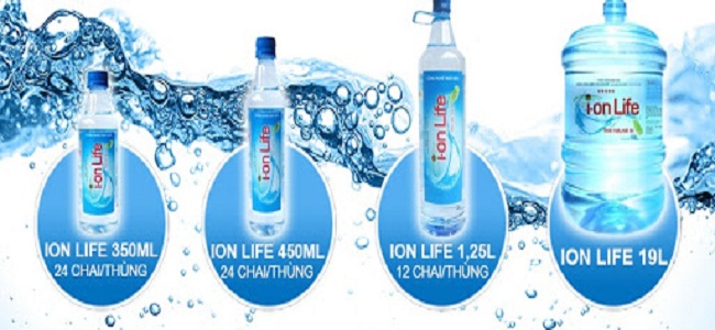 Giao nước suối Ion-life tại TPHCM