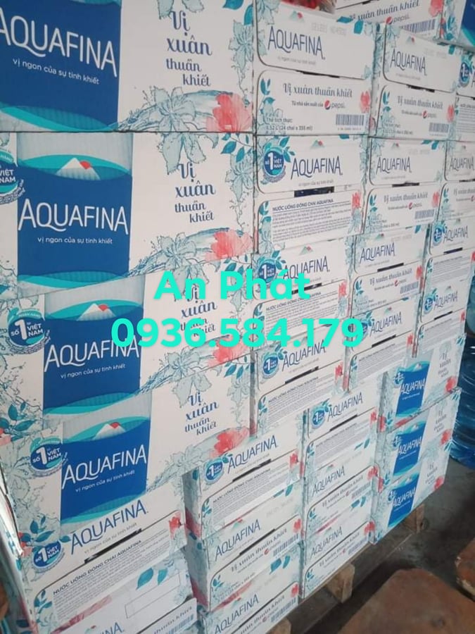 Nước uống Aquafina 350ml, 500ml, 1,5l tại quận 1cung cấp